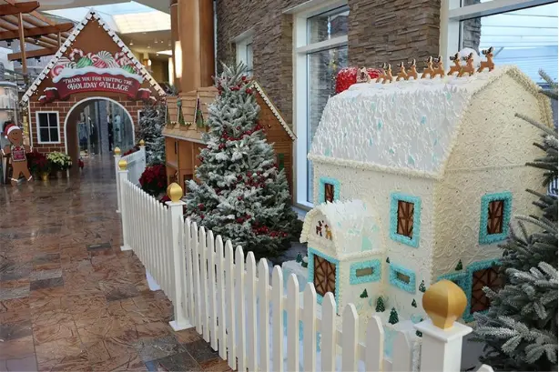 One of the Best Gingerbread Village Displays in Country at Turning Stone Resort Casino